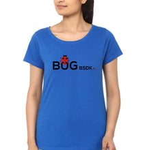Load image into Gallery viewer, Bug Bsdk T-Shirt for Women-Royal Blue-Ektarfa.online

