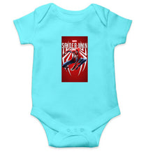 Load image into Gallery viewer, Spider Man Superhero Kids Romper Kids Romper For Baby Boy/Girl-0-5 Months(18 Inches)-Sky Blue-Ektarfa.online
