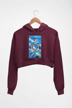 Load image into Gallery viewer, Erling Haaland Crop HOODIE FOR WOMEN-Maroon-Ektarfa.online
