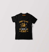 Load image into Gallery viewer, Cat Lover T-Shirt for Boy/Girl-Black-Ektarfa.online
