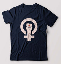 Load image into Gallery viewer, Feminist T-Shirt for Men-Navy Blue-Ektarfa.online
