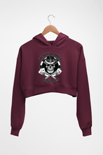 Load image into Gallery viewer, Poker Crop HOODIE FOR WOMEN-Maroon-Ektarfa.online
