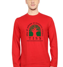 Load image into Gallery viewer, Tata Institute of Social Sciences (TISS) Full Sleeves T-Shirt for Men-Red-Ektarfa.online
