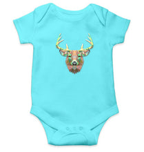 Load image into Gallery viewer, TRIANGLE_DEER Kids Romper For Baby Boy/Girl-0-5 Months(18 Inches)-Sky Blue-Ektarfa.online
