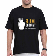 Load image into Gallery viewer, Rum Oversized T-Shirt for Men-Black-Ektarfa.online
