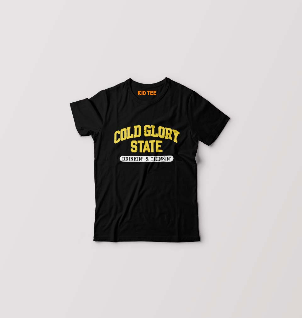 Varsity Cold Glory T-Shirt for Boy/Girl-Black-Ektarfa.online