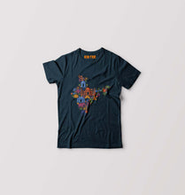 Load image into Gallery viewer, India Kids T-Shirt for Boy/Girl-petrol blue-Ektarfa.online
