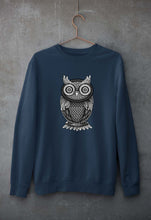 Load image into Gallery viewer, Owl Unisex Sweatshirt for Men/Women-Navy Blue-Ektarfa.online

