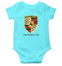 Load image into Gallery viewer, Porsche Logo Kids Romper For Baby Boy/Girl-0-5 Months(18 Inches)-Sky Blue-Ektarfa.online
