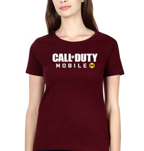 Load image into Gallery viewer, Call of Duty (COD) T-Shirt for Women-Maroon-Ektarfa.online
