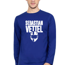 Load image into Gallery viewer, Sebastian Vettel F1 Full Sleeves T-Shirt for Men-Royal blue-Ektarfa.online
