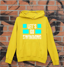 Load image into Gallery viewer, Swimming Unisex Hoodie for Men/Women-Mustard Yellow-Ektarfa.online
