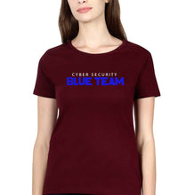 Load image into Gallery viewer, Cyber Security T-Shirt for Women-Maroon-Ektarfa.online
