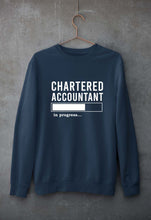 Load image into Gallery viewer, Chartered Accountants(CA) In Progress Unisex Sweatshirt for Men/Women-Navy Blue-Ektarfa.online
