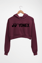 Load image into Gallery viewer, Yonex Crop HOODIE FOR WOMEN-Maroon-Ektarfa.online

