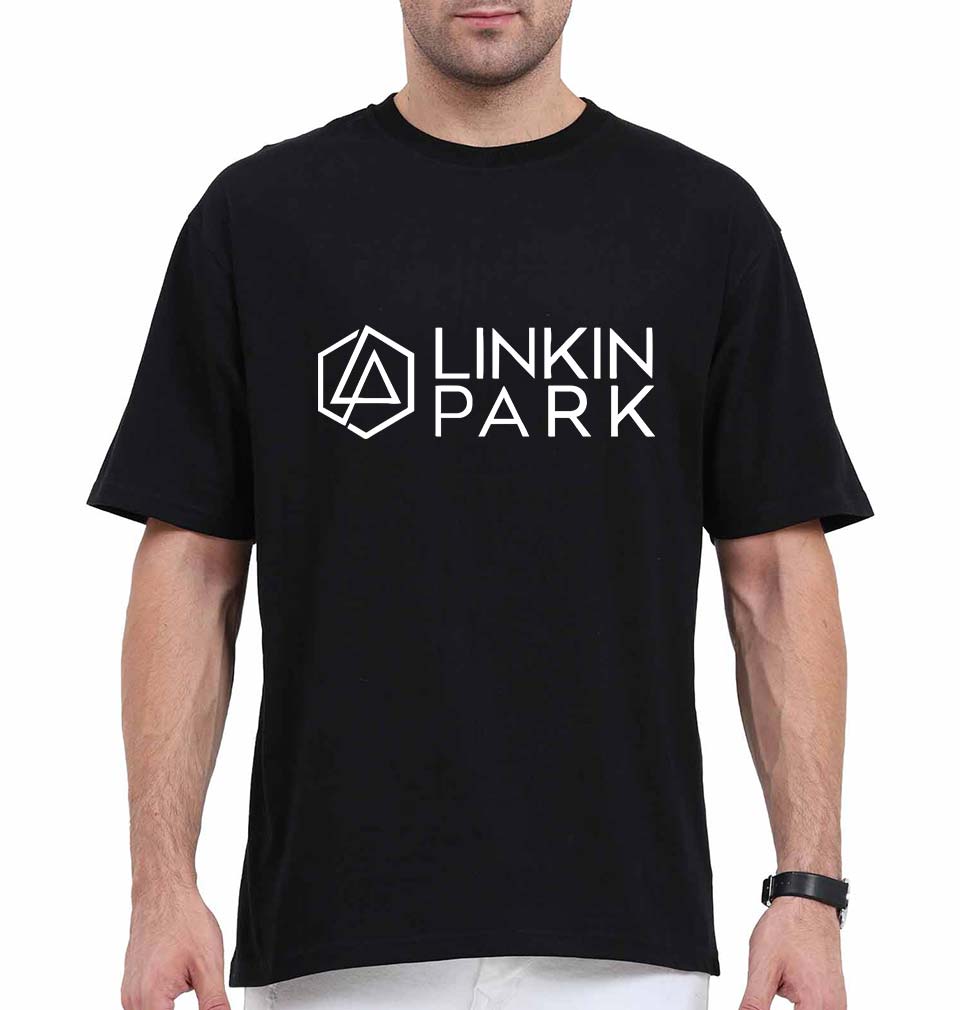 Linkin Park Oversized T-Shirt for Men-Black-Ektarfa.online