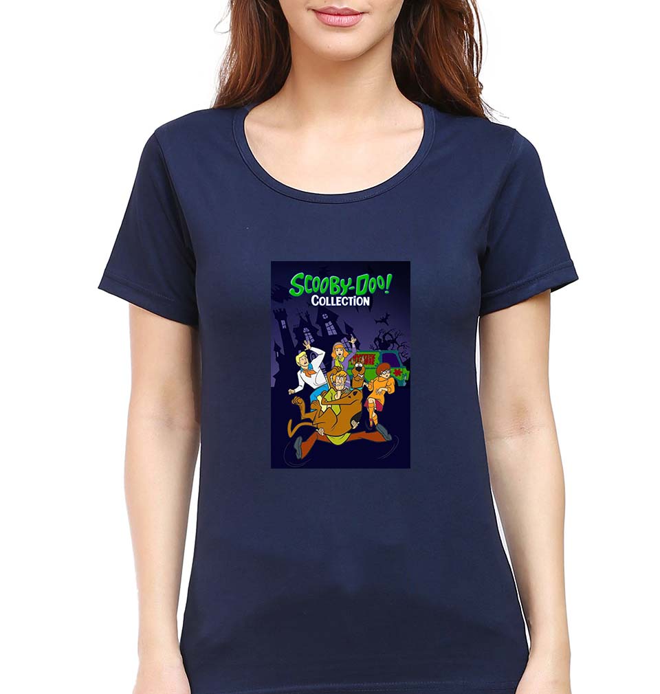 Scooby-Doo T-Shirt for Women-Navy Blue-Ektarfa.online
