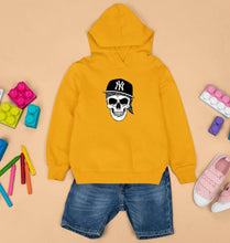 Load image into Gallery viewer, Hip Hop Skull NY Kids Hoodie for Boy/Girl-Mustard Yellow-Ektarfa.online
