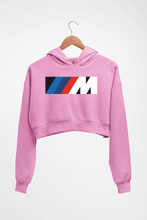 Load image into Gallery viewer, BMW Crop HOODIE FOR WOMEN-Light Baby Pink-Ektarfa.online
