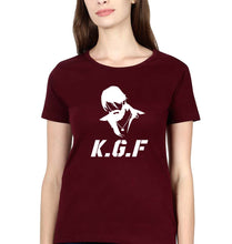Load image into Gallery viewer, KGF T-Shirt for Women-Maroon-Ektarfa.online
