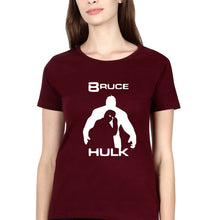 Load image into Gallery viewer, Hulk Superhero T-Shirt for Women-Maroon-Ektarfa.online
