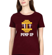 Load image into Gallery viewer, Fit Gym T-Shirt for Women-Maroon-Ektarfa.online
