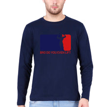Load image into Gallery viewer, Gym Funny Full Sleeves T-Shirt for Men-Navy Blue-Ektarfa.online
