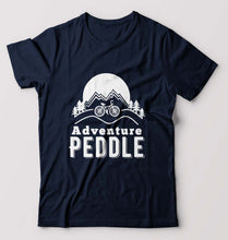 Load image into Gallery viewer, Cycling Adventure T-Shirt for Men-Navy Blue-Ektarfa.online
