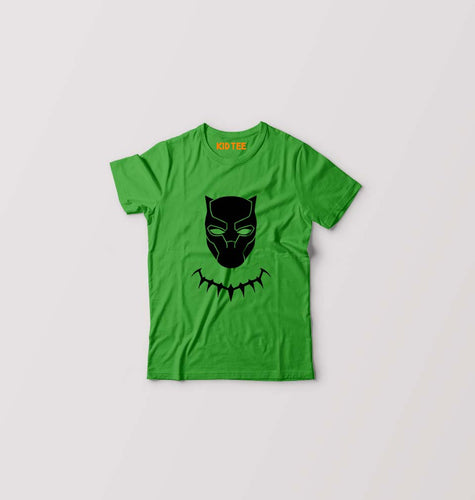 Black Panther Superhero Kids T-Shirt for Boy/Girl-Flag Green-Ektarfa.online