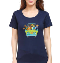 Load image into Gallery viewer, Scooby Doo T-Shirt for Women-Navy Blue-Ektarfa.online

