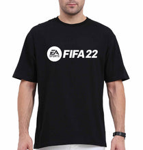 Load image into Gallery viewer, Fifa 22 Oversized T-Shirt for Men-Black-Ektarfa.online
