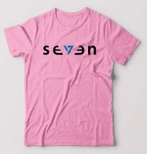 Load image into Gallery viewer, Seven MS Dhoni T-Shirt for Men-Light Baby Pink-Ektarfa.online
