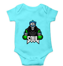 Load image into Gallery viewer, Battlegrounds Mobile India (BGMI) Kids Romper For Baby Boy/Girl-0-5 Months(18 Inches)-Skyblue-Ektarfa.online
