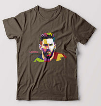 Load image into Gallery viewer, Lionel Messi T-Shirt for Men-Olive Green-Ektarfa.online
