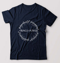 Load image into Gallery viewer, The Rings of Power T-Shirt for Men-S(38 Inches)-Navy Blue-Ektarfa.online
