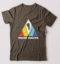 Load image into Gallery viewer, Imagine Dragons T-Shirt for Men-Olive Green-Ektarfa.online
