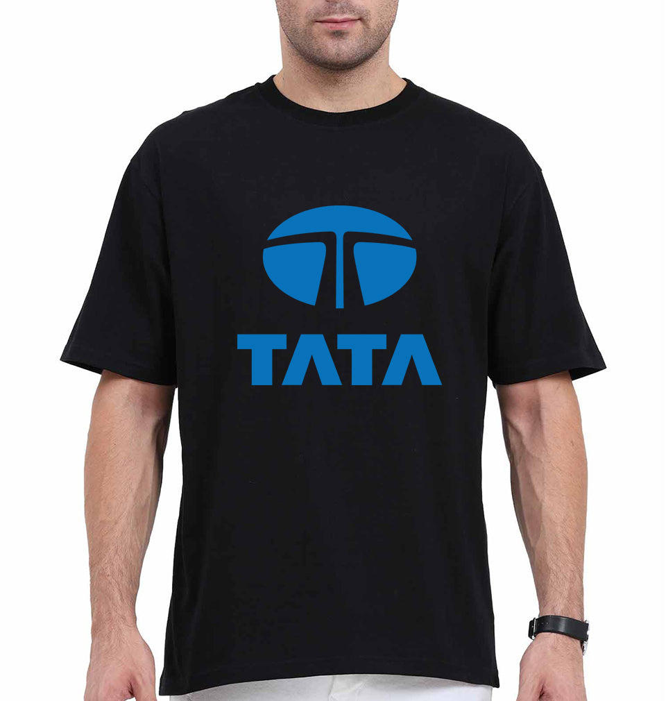 Tata Oversized T-Shirt for Men-Black-Ektarfa.online