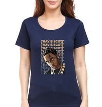 Load image into Gallery viewer, Travis Scott T-Shirt for Women-XS(32 Inches)-Navy Blue-Ektarfa.online
