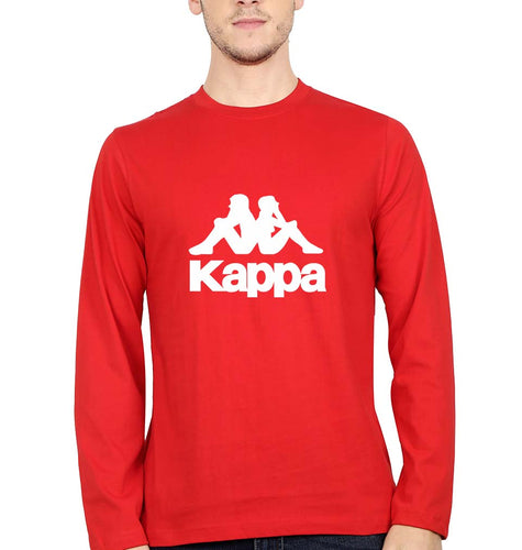 Kappa Full Sleeves T-Shirt for Men-Red-Ektarfa.online