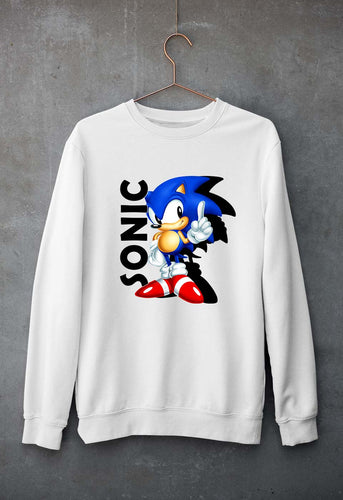 Sonic Unisex Sweatshirt for Men/Women-White-Ektarfa.online