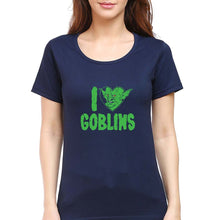 Load image into Gallery viewer, Goblin T-Shirt for Women-Navy Blue-Ektarfa.online
