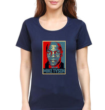 Load image into Gallery viewer, Mike Tyson T-Shirt for Women-Navy Blue-Ektarfa.online
