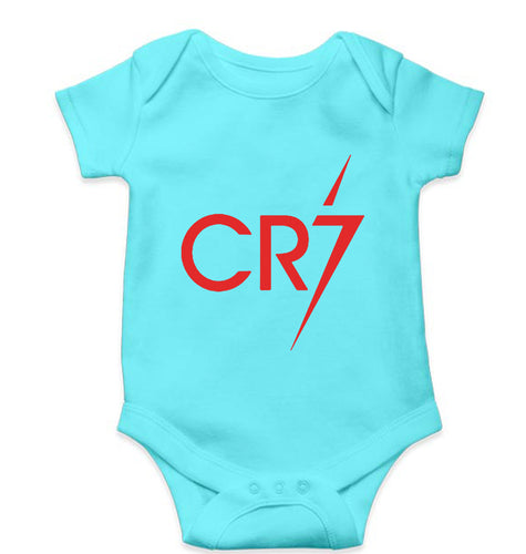 Cristiano Ronaldo CR7 Kids Romper For Baby Boy/Girl-Sky Blue-Ektarfa.online