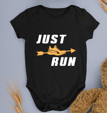 Load image into Gallery viewer, Runner Running Kids Romper For Baby Boy/Girl-0-5 Months(18 Inches)-Black-Ektarfa.online
