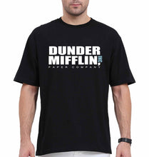 Load image into Gallery viewer, Dunder Mifflin Oversized T-Shirt for Men-Black-Ektarfa.online
