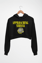 Load image into Gallery viewer, Nirvana Crop HOODIE FOR WOMEN-Black-Ektarfa.online
