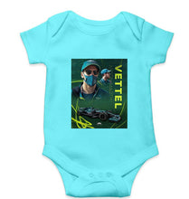 Load image into Gallery viewer, Sebastian Vettel F1 Kids Romper For Baby Boy/Girl-0-5 Months(18 Inches)-Sky Blue-Ektarfa.online
