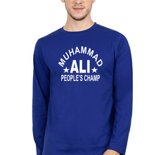 Load image into Gallery viewer, Muhammad Ali Full Sleeves T-Shirt for Men-Royal Blue-Ektarfa.online
