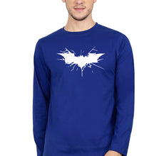 Load image into Gallery viewer, Batman Superhero Full Sleeves T-Shirt for Men-Royal Blue-Ektarfa.online
