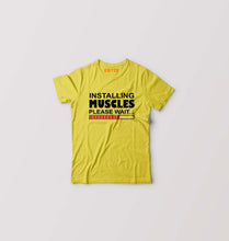 Load image into Gallery viewer, Gym Kids T-Shirt for Boy/Girl-Yellow-Ektarfa.online

